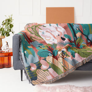 Κάλυμμα διπλής όψης για καναπέδες "Tropic"