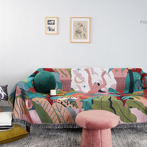 Κάλυμμα διπλής όψης για καναπέδες "Tropic"