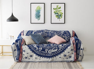 Κάλυμμα διπλής όψης για καναπέδες "Zodiac"