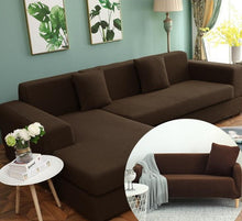 Φόρτωση εικόνας στο εργαλείο προβολής Συλλογής, Ελαστικό καλύμμα καναπέδων-σαλονιού &quot;Comfort&quot;, καφέ
