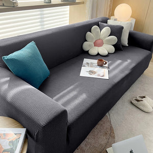 Ελαστικό καλύμμα καναπέδων-σαλονιού "Comfort", σκούρο γκρί
